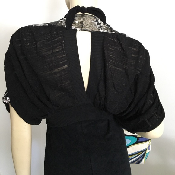 Free People cardigan style shrug with sequined shoulders size Small - Picture 3 of 3